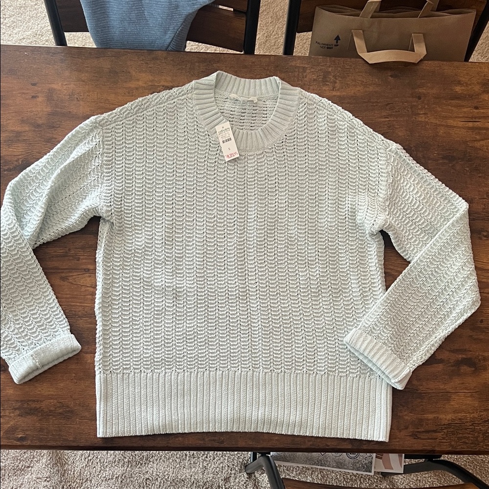 Women’s Light Turquoise Sweater Size Small NEW